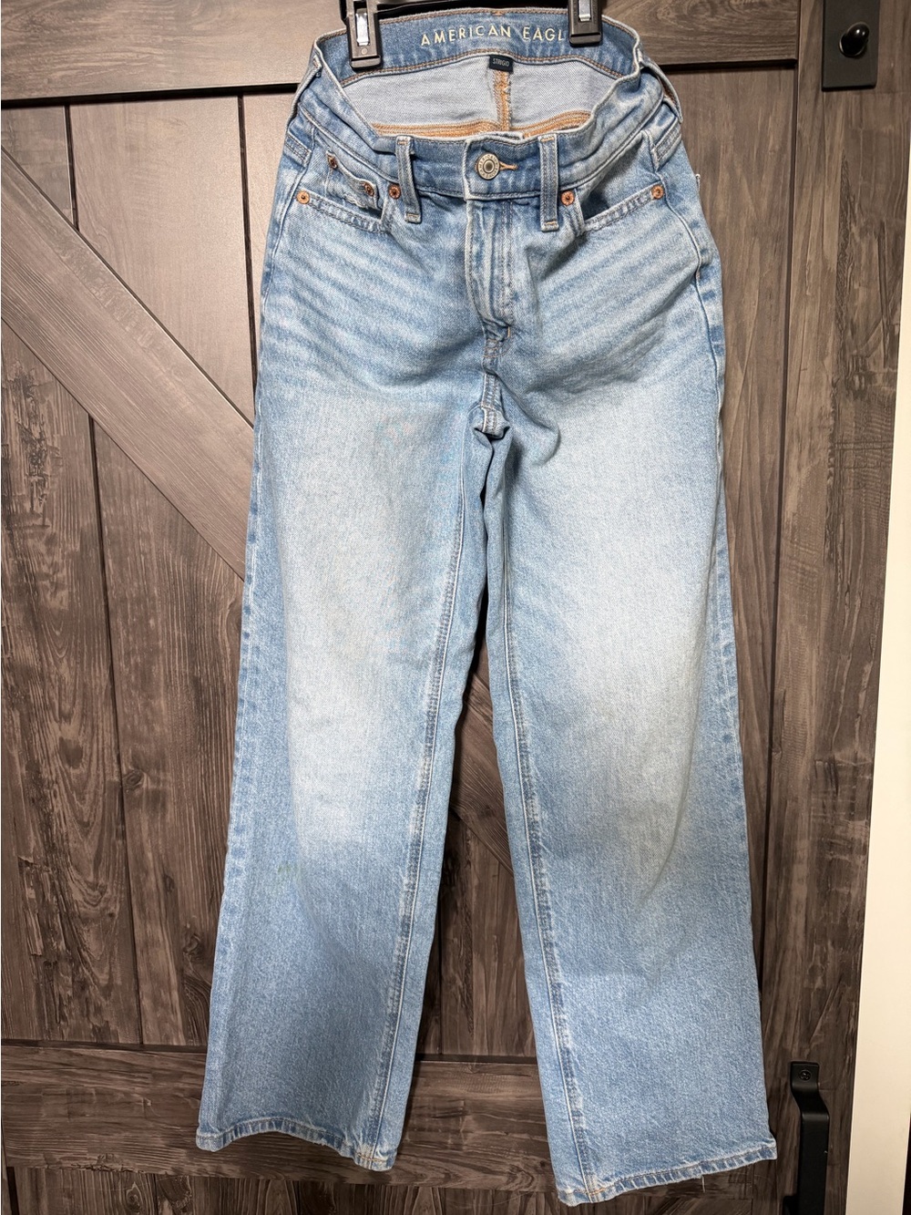 American Eagle Outfitters Light Blue Straight Leg Women’s Jeans